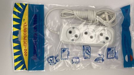 Удлинитель ПЕРЕСВЕТ 3*3м (50шт) (простая колодка)