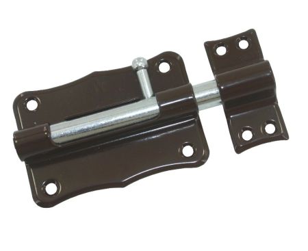 Задвижка накладная ЗТ2-85 пол.коричневый (30)