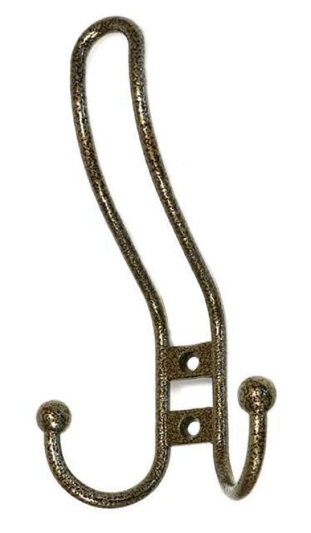 Крючок-вешалка №12 пол.бронза (30)