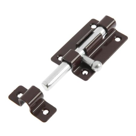 Задвижка накладная ЗТ5 пол.коричневый (150)