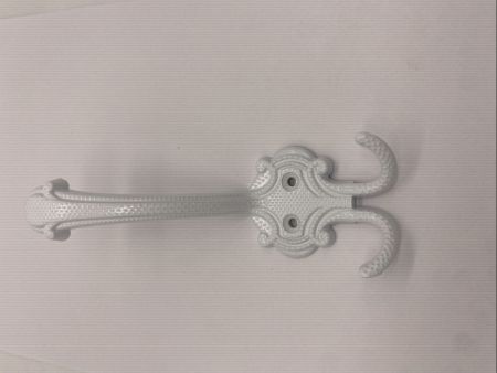 Крючок КВ1-1 "Точки" белый глянец (Россия) (50,5)