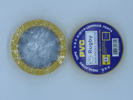 Изолента ПВХ желтая SVS (10,300)