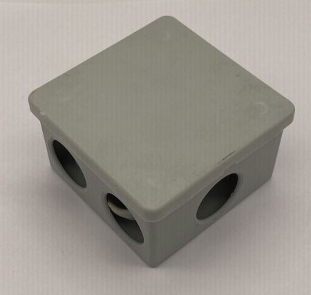 Короб. распаяч.ОП 70*70*40 мм IP54 6 вход.серая LX(150) квад.