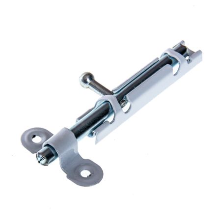 Задвижка накладная ЗТ пол.белый  (100)