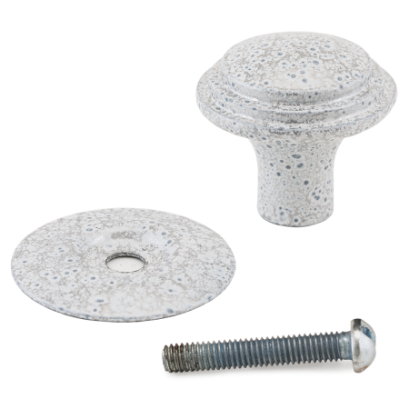 Ручка меб. РК-15 ант.белая РЕЖ (10!!/50)