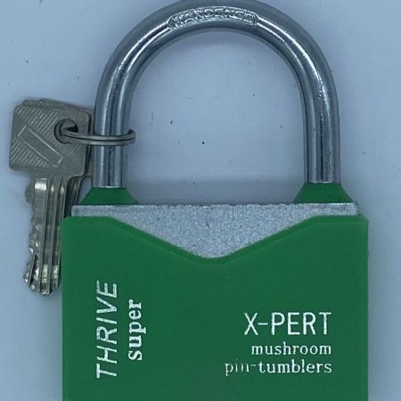 Замок навесной цветной пластик 70 мм (6/60) 10372