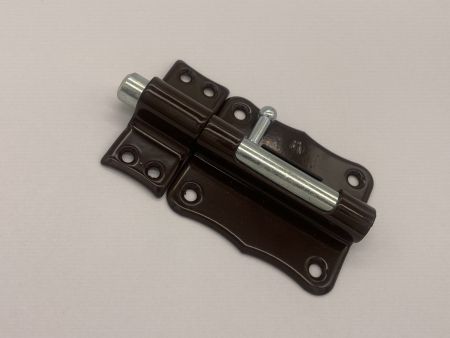 Задвижка накладная ЗТ2-70 пол.коричневый(30)