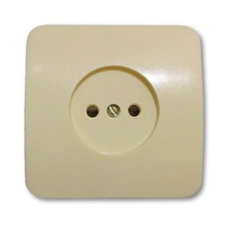 Розетка РС 10-008 Ливны квадр.1 с.у (100) РС-1,аминопласт